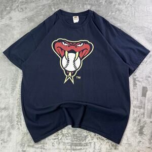 Vintage Arizona Diamondbacks T Shirt MLB Snake Logo XL Baseball Tee